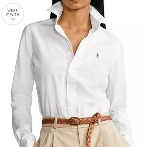 Polo Ralph Lauren Classic Fit Oxford Shirt - White - XS